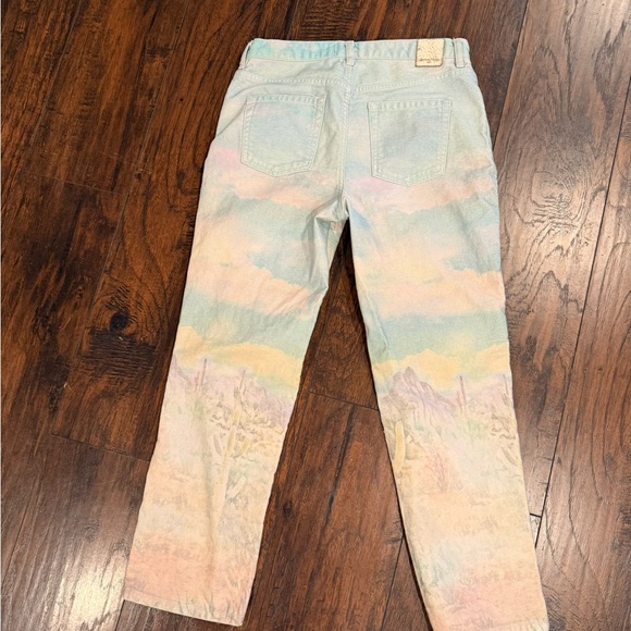 We The Free Maggie Desert Scene Button-Fly 100% Cotton Pants - Picture 2 of 9